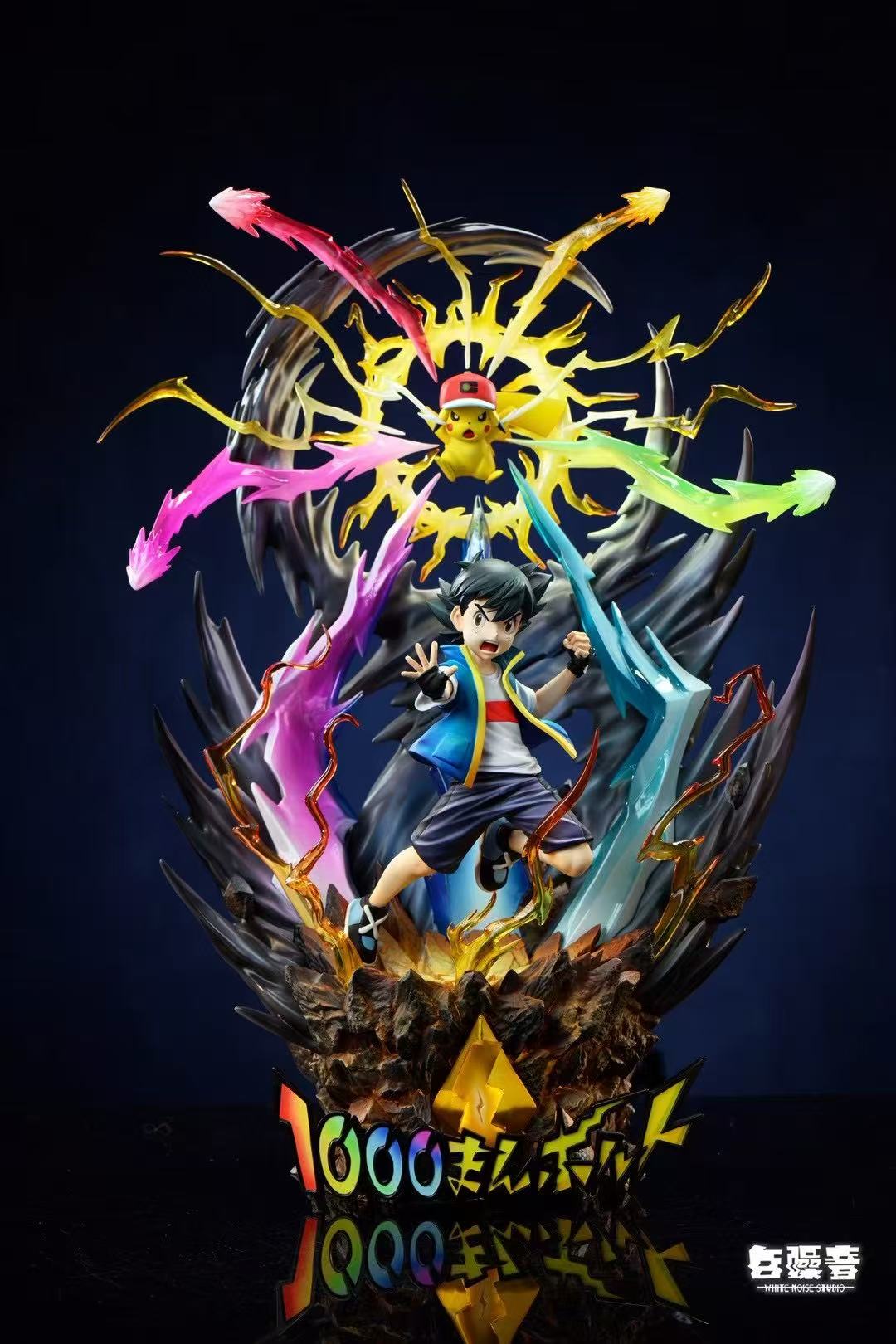 [Pre-Order] White Noise Studio-Pokemon Ash Ketchum x Pikachu 1/8 statue