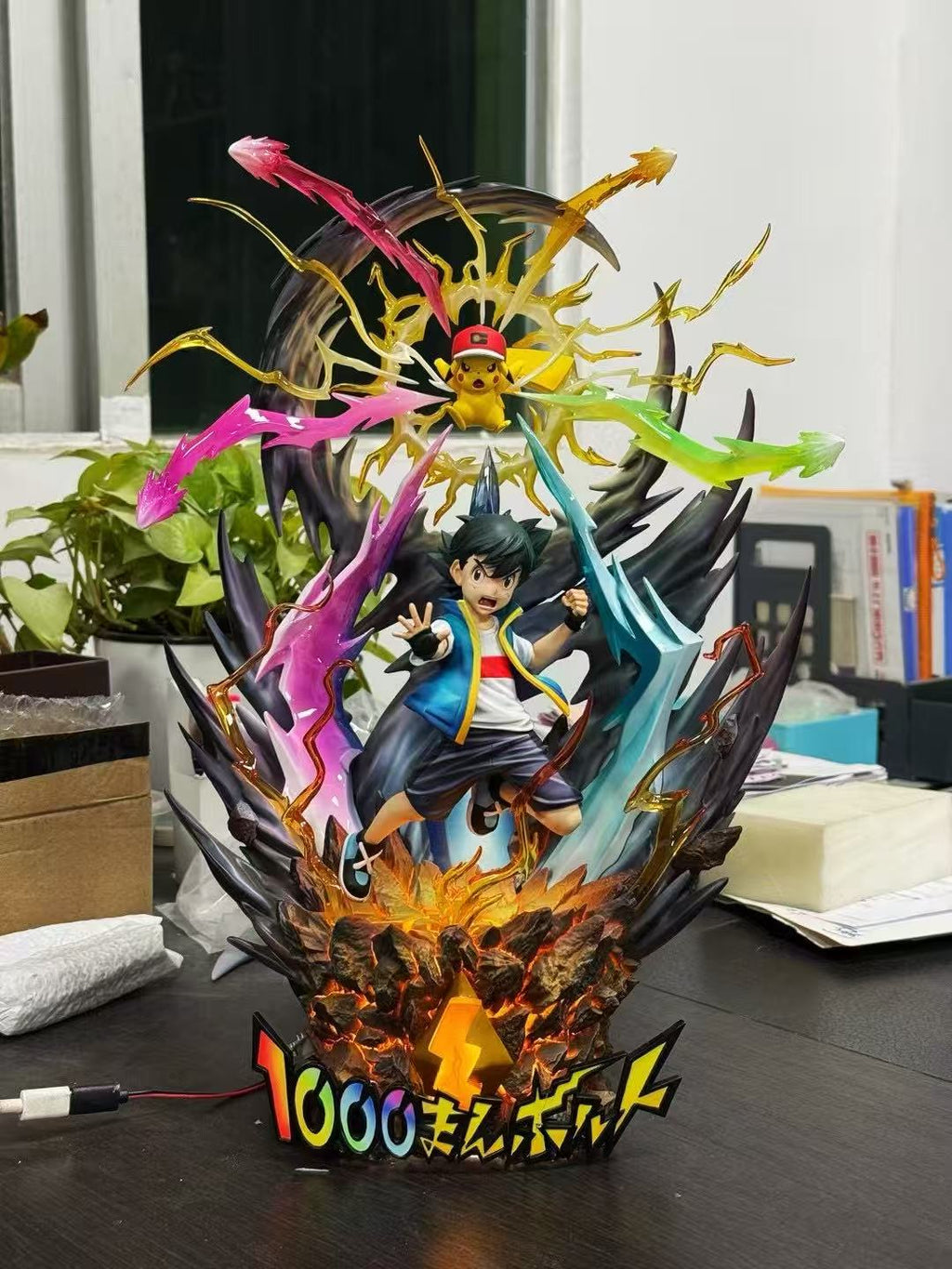 [Pre-Order] White Noise Studio-Pokemon Ash Ketchum x Pikachu 1/8 statue