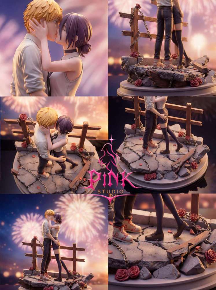 🔥 PRE-ORDER OPEN 🔥 PINK Studio – Chainsaw Man Denji × Reze: Fireworks Kiss (1/6 Scale)