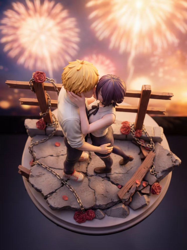 🔥 PRE-ORDER OPEN 🔥 PINK Studio – Chainsaw Man Denji × Reze: Fireworks Kiss (1/6 Scale)