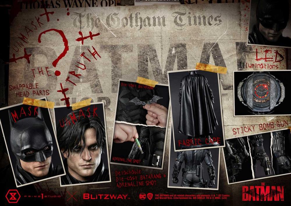 [PRE-ORDER] Prime 1 Studio - The Batman (Film) - Batman Bonus Version 1/3 Statue - （Licensed）