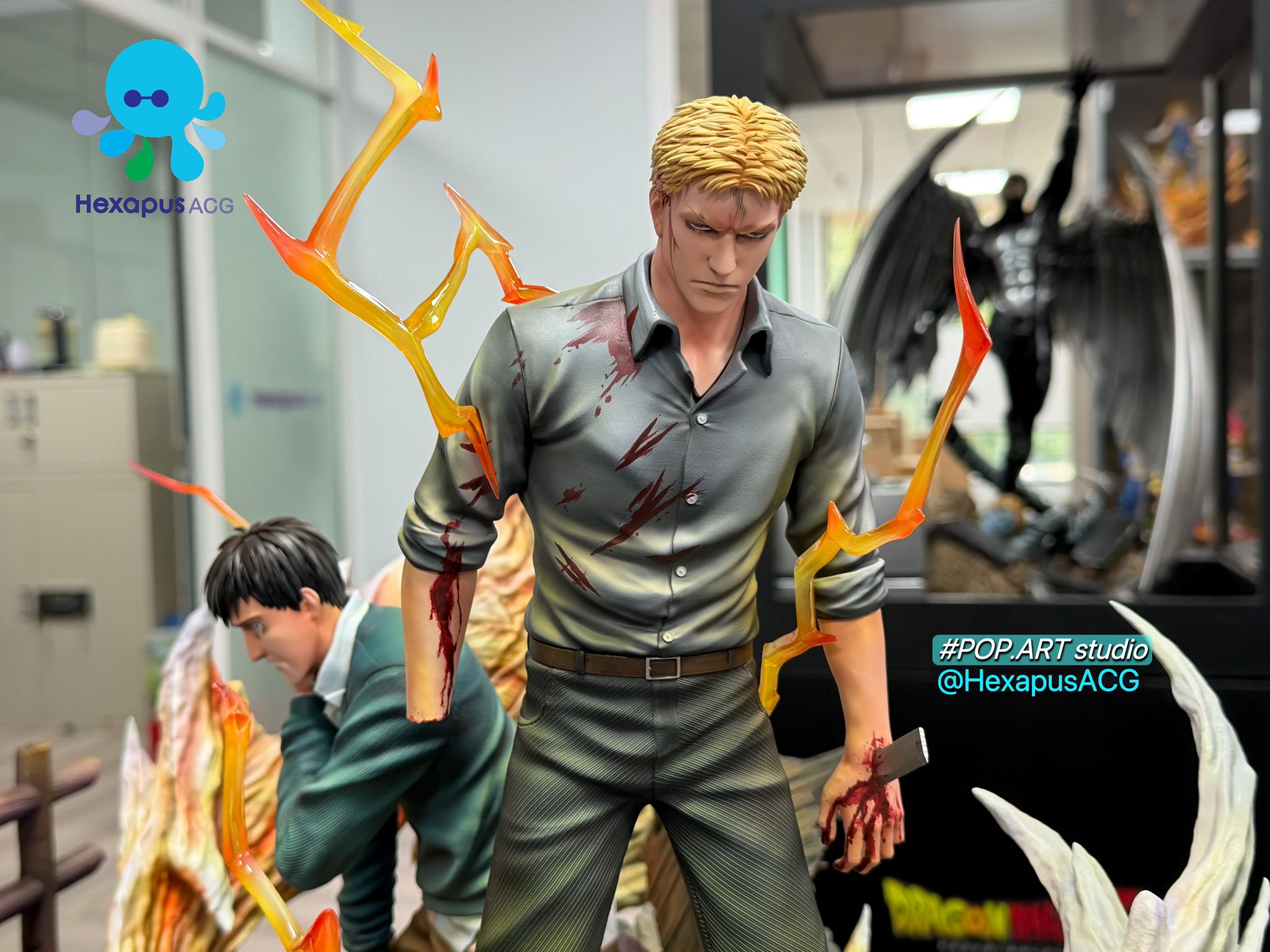[PRE-ORDER] POP.ART Studio – Attack on Titan Reiner Braun & Bertholdt Hoover 1/6 Statue