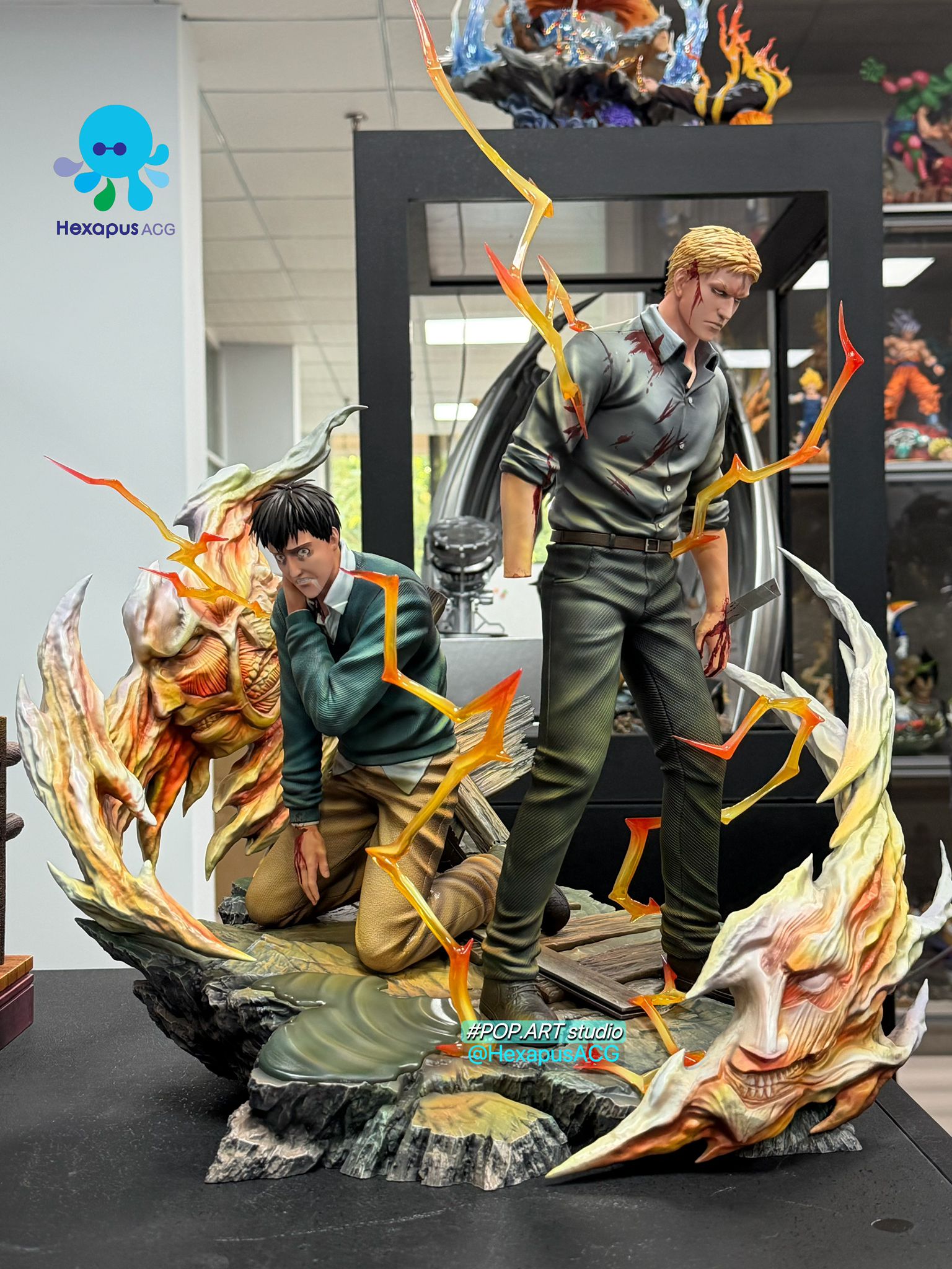 [PRE-ORDER] POP.ART Studio – Attack on Titan Reiner Braun & Bertholdt Hoover 1/6 Statue