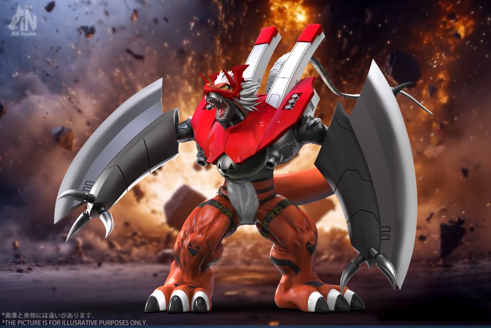 🔥 PRE-ORDER OPEN 🔥 An Studio – Digimon WarGrowlmon Statue