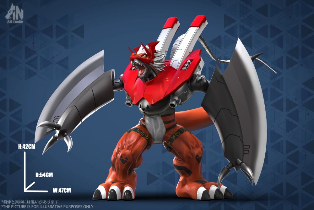 🔥 PRE-ORDER OPEN 🔥 An Studio – Digimon WarGrowlmon Statue