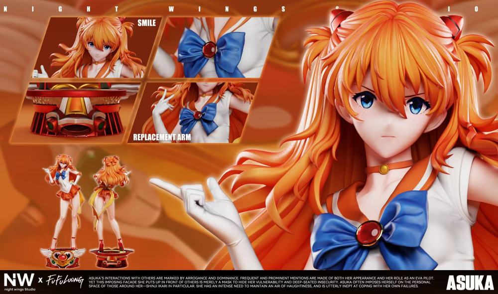 🔥 PRE-ORDER OPEN 🔥 Night Wing Studio – Neon Genesis Evangelion Asuka Langley Soryu Statue