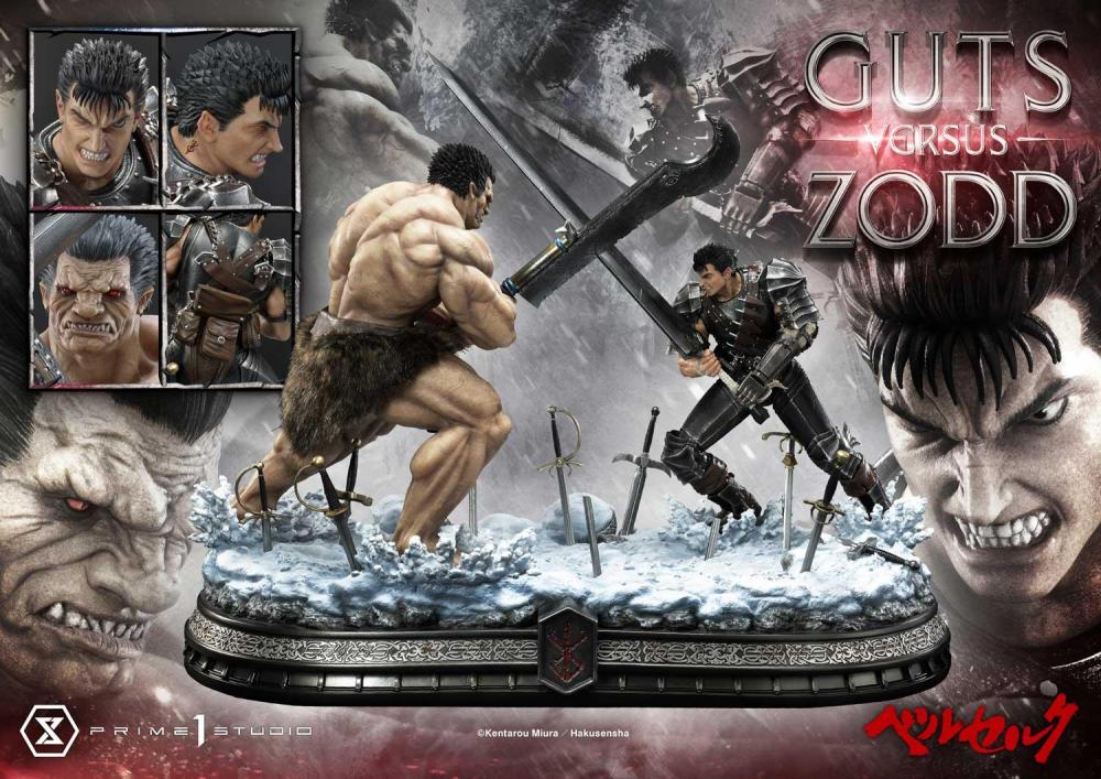 [PRE-ORDER]  Prime 1 Studio - Berserk - Guts versus Zodd Regular Version Statue - (Licensed)