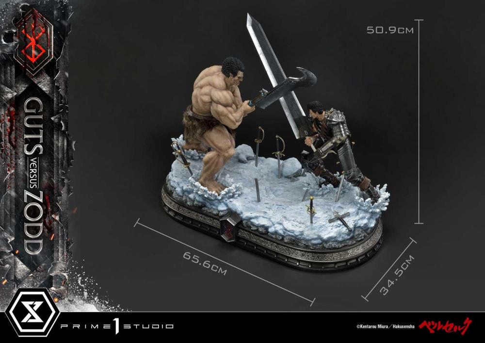 [PRE-ORDER]  Prime 1 Studio - Berserk - Guts versus Zodd Regular Version Statue - (Licensed)