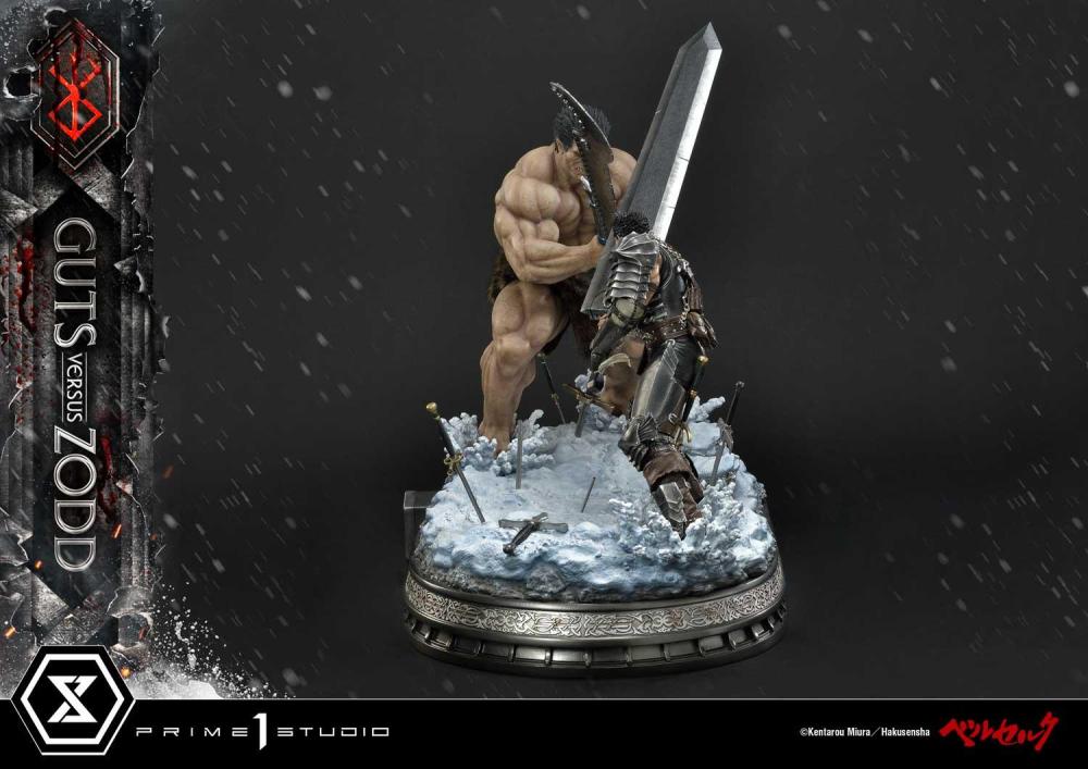 [PRE-ORDER]  Prime 1 Studio - Berserk - Guts versus Zodd Regular Version Statue - (Licensed)