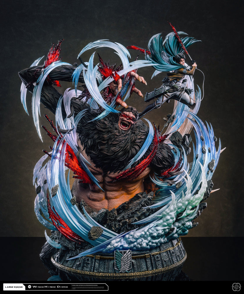 [PRE-ORDER] Hertz Studio- LEVI ACKERMAN vs BEAST TITAN